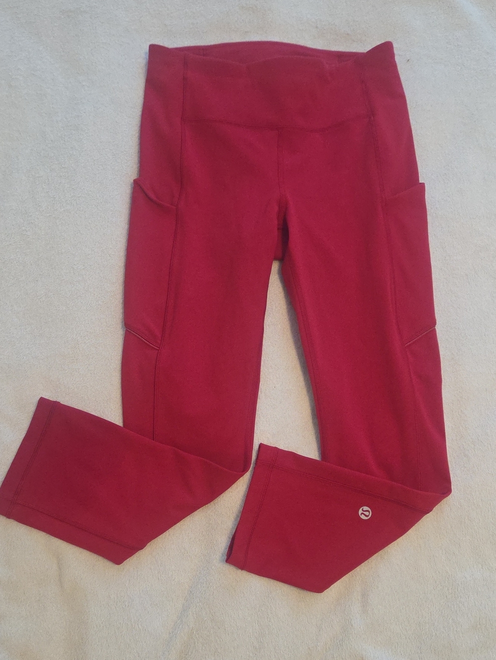 lululemon athletica Kids Crimson Red Performance Leggings